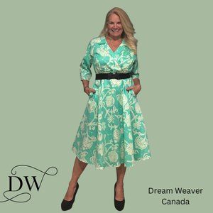 Pin Up Dress - Lark Lace in Seafoam Green | Cherry Velvet